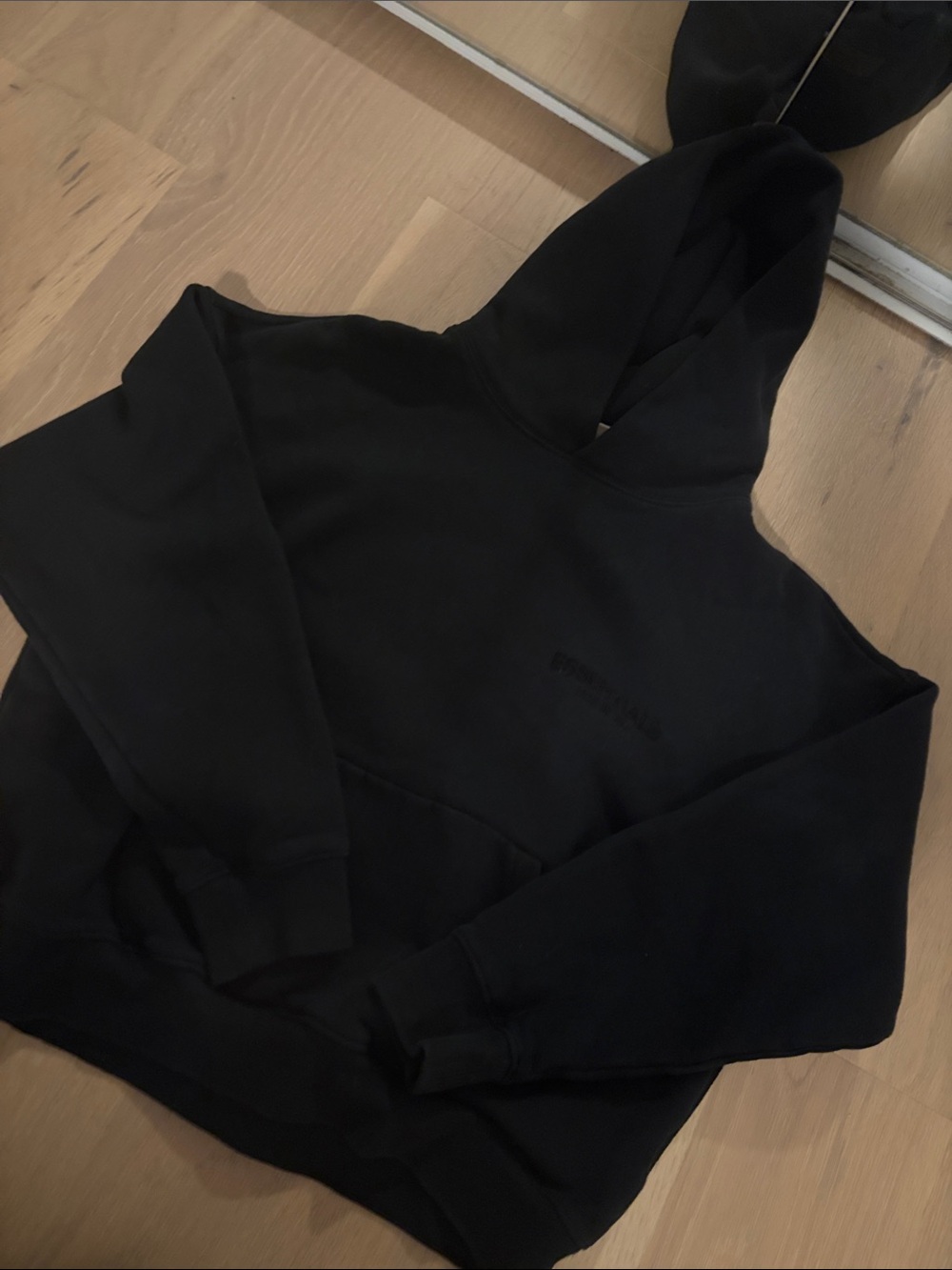Black essentials Hoodie